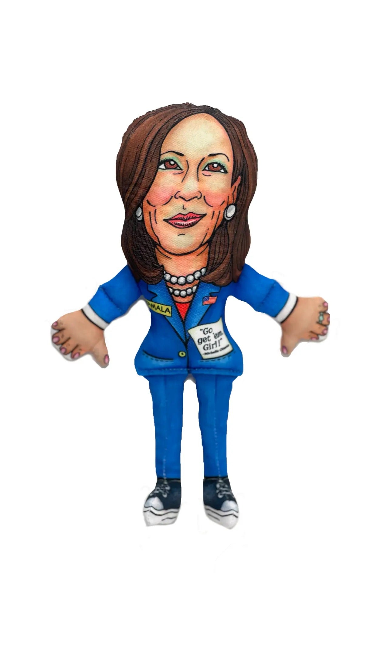 Political Parody Dog Toy - small Kamala