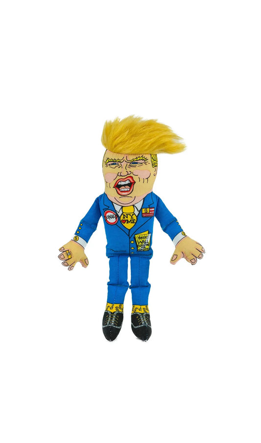 Political Parody Dog Toy - Donald Trump available large or small