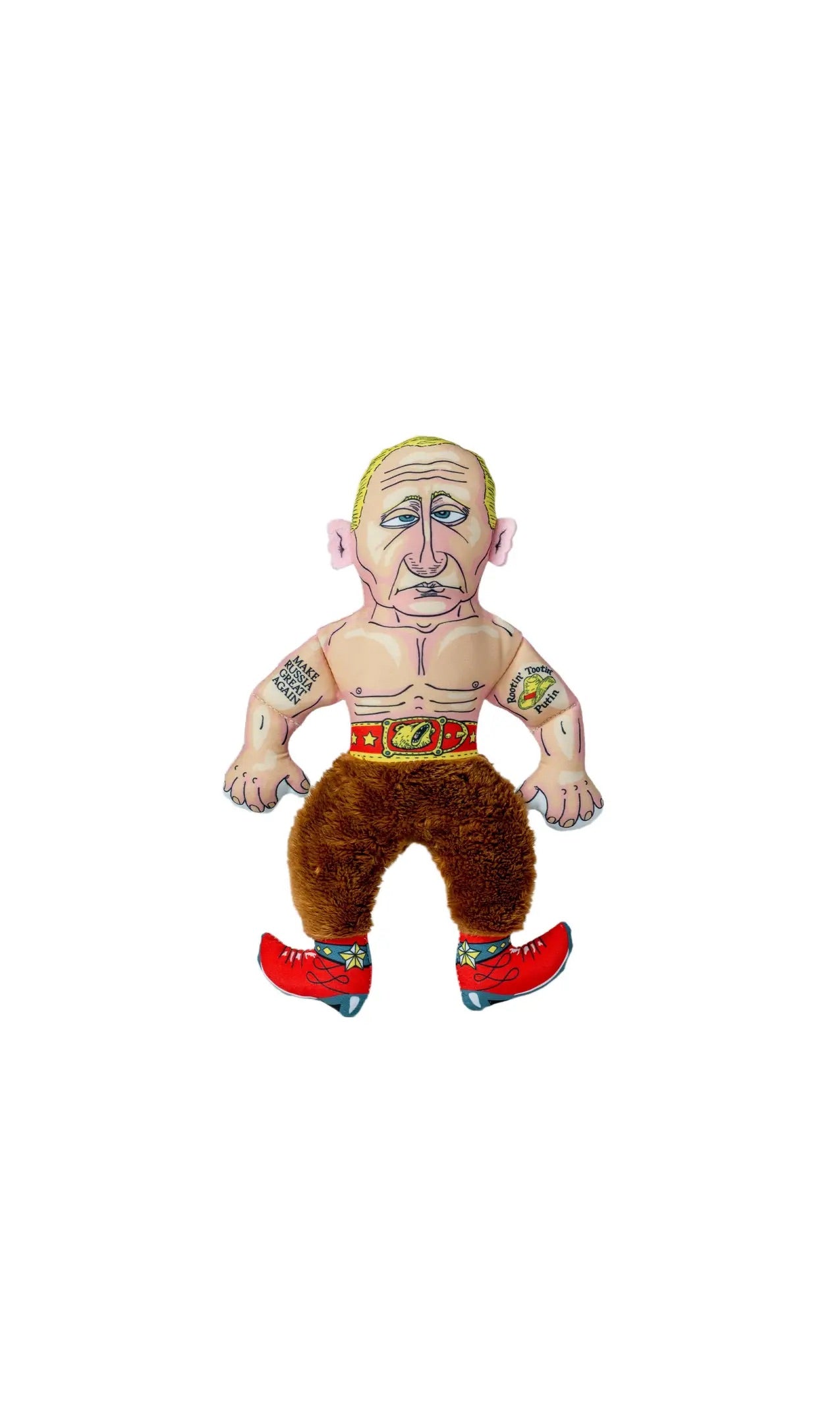 Political Parody Cat Toy - small Rootin' Tootin' Putin