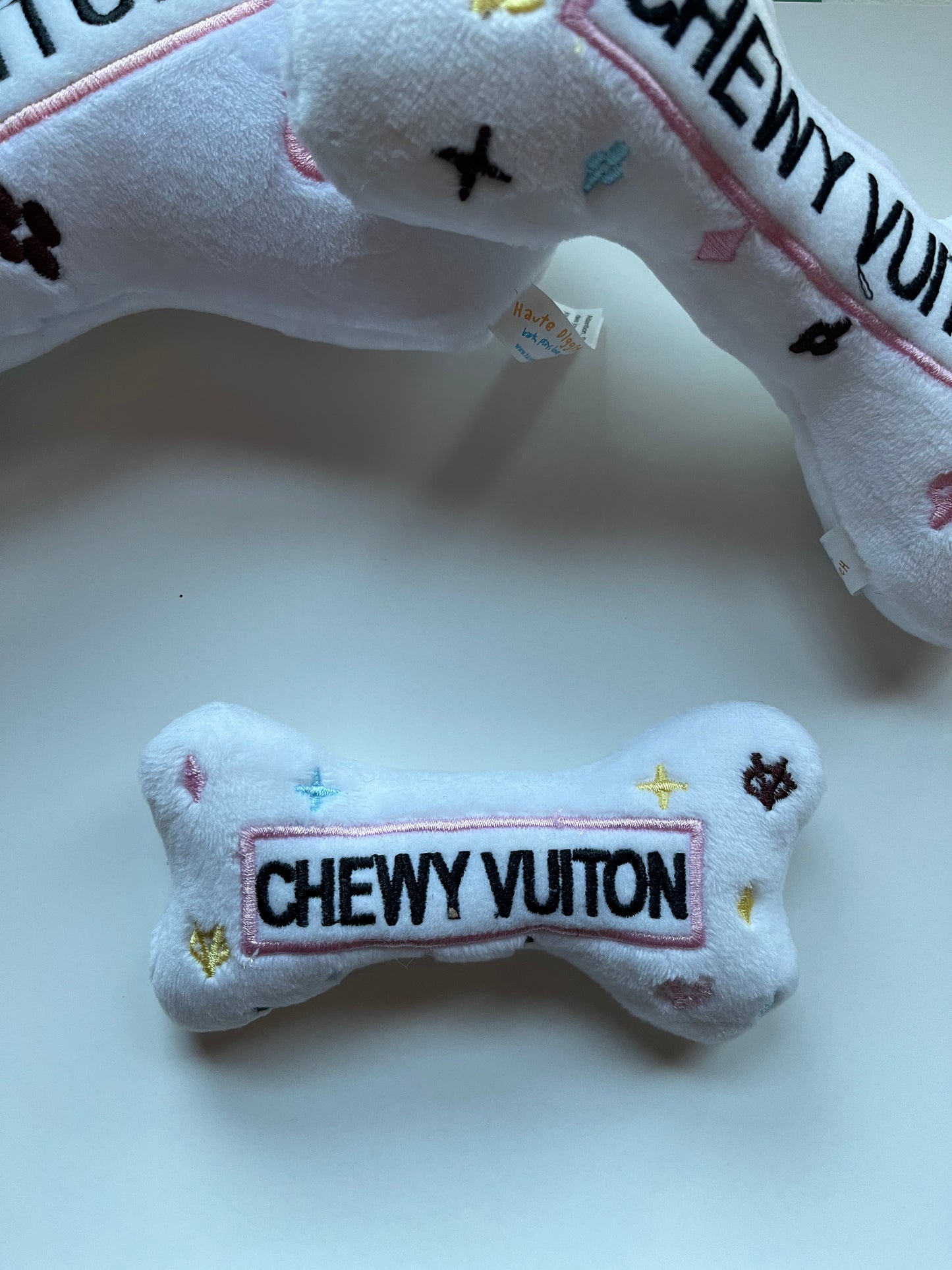 CHEWY VUITON Dog Bone Multi Color